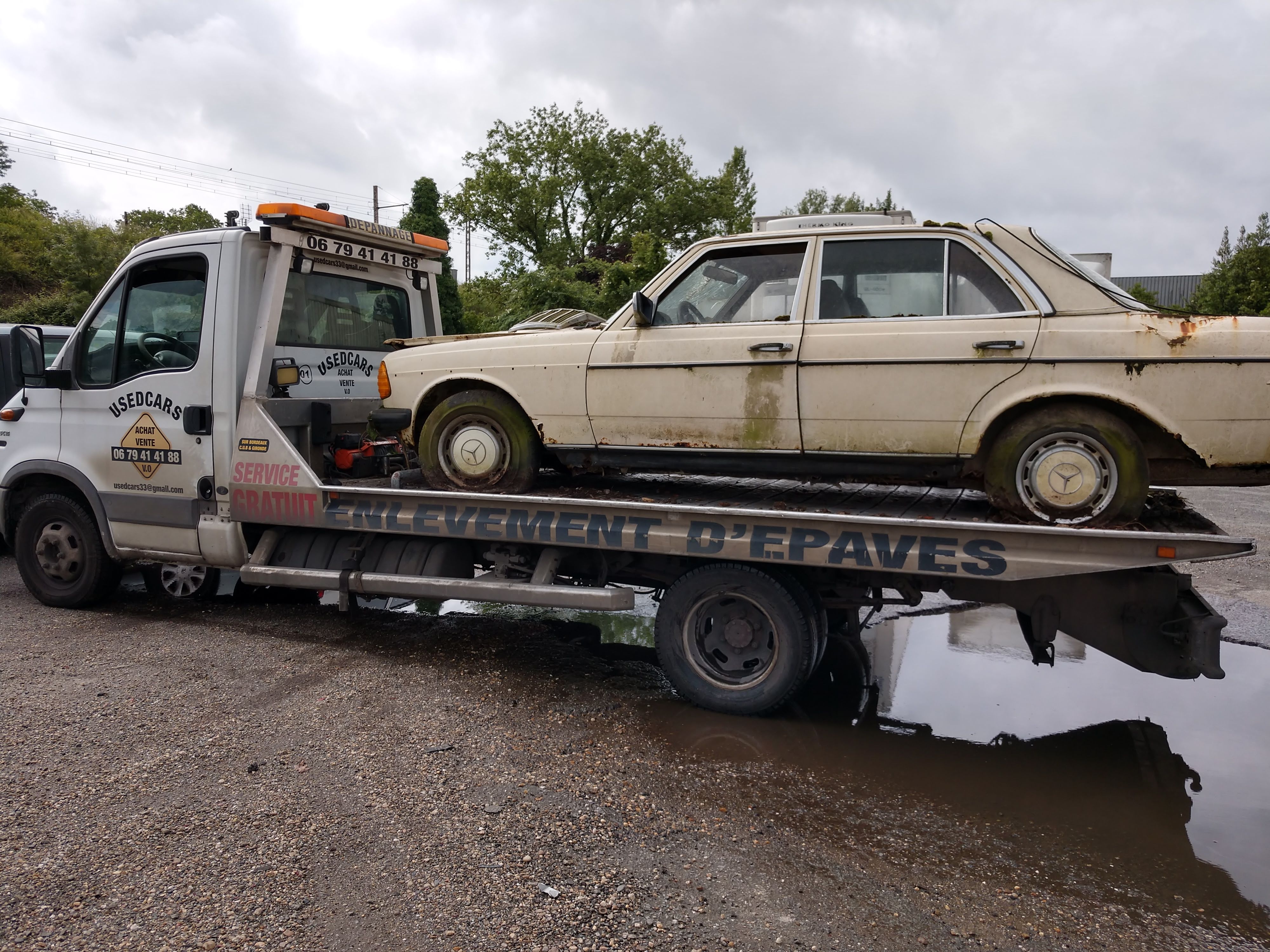 Enlevement d epave a domicile par service agree VHU